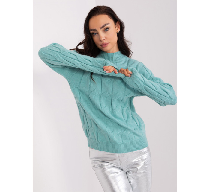 Sweter AT SW 2235.00P mietowy