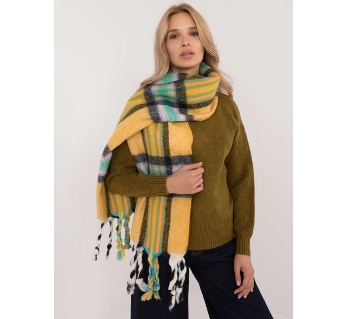 Šála AT SZ model 20523737 tmavě žlutá - FPrice