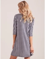 Šaty EN SK 4335.08 černá a bílá