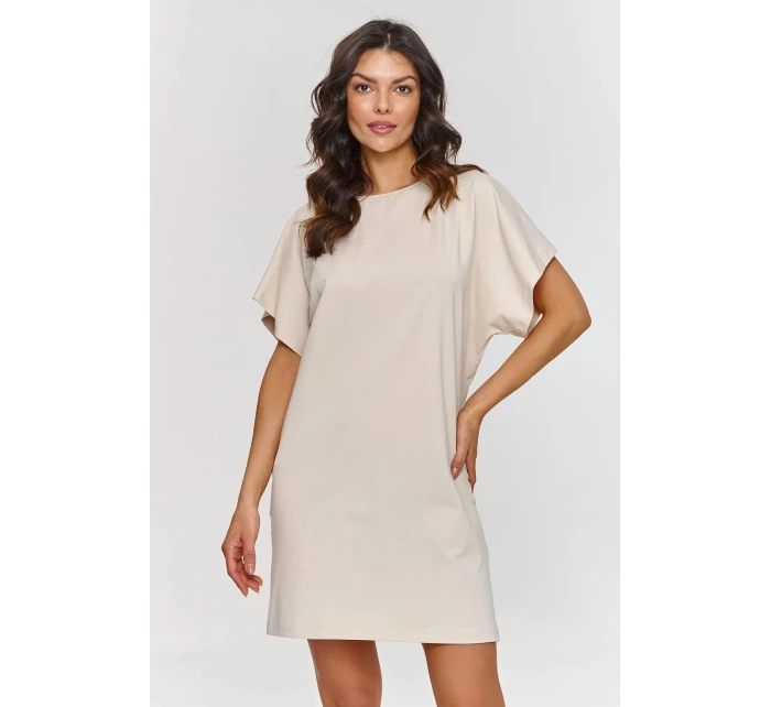 Denní šaty model 21145676 béžové - Makadamia
