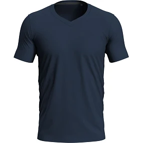 Vneck Pánské tričko s výstřihem do V blue midnight model 22478260 - Stedman