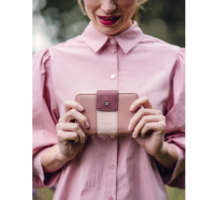 Dámská peněženka Vuch Talli Tammy Striped Dusty Wine