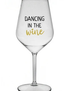 DANCING IN THE WINE - priehľadný nerozbitný pohár na víno 470 ml