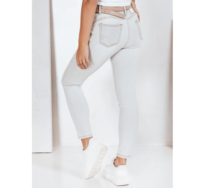 Dámské úzké džíny šedé FashionStreet UY2806