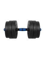 Nastavitelné bitumenové činky s konektorem 2x10 kg REBEL ACTIVE Nastavitelné bitumenové činky s konektorem 2x10 kg REBEL ACTIVE