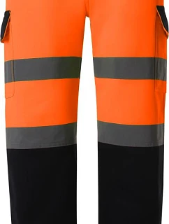 Yoko HV 016T Hi-Vis Tepláky 79.016T hi vis orange/navy