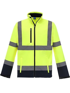 09 HiVis softshellová bunda hi vis model 22501947 - Yoko