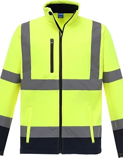 Yoko HVK 09 Hi-Vis softshellová bunda 79.VK09 hi vis yellow/navy