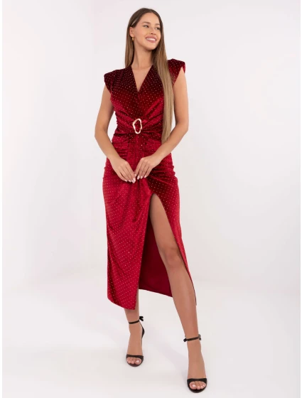 Šaty IT SK 21171 1.03P bordó Šaty IT SK 21171 1.03P bordó