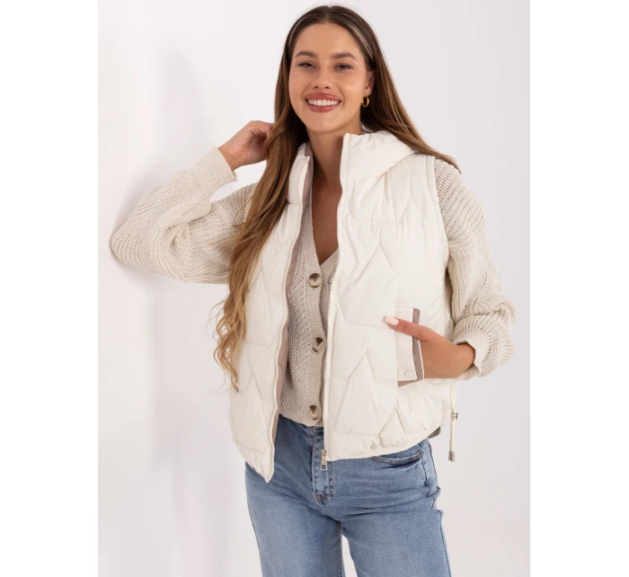 Kamizelka MBM KZ model 21217650 ecru - FPrice