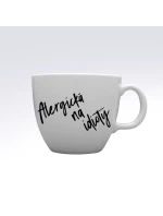 ALERGICKÁ NA IDIOTY - MEGA XXL keramický hrnek 1000 ml ALERGICKÁ NA IDIOTY - MEGA XXL keramický hrnek 1000 ml