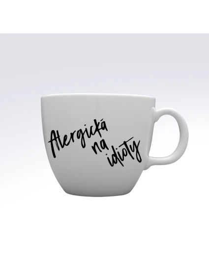 ALERGICKÁ NA IDIOTY - MEGA XXL keramický hrnek 1000 ml ALERGICKÁ NA IDIOTY - MEGA XXL keramický hrnek 1000 ml