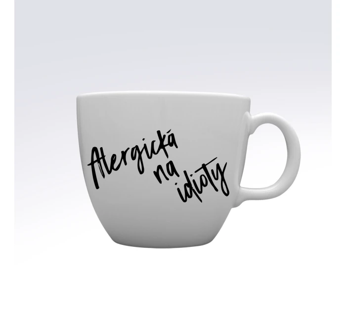 ALERGICKÁ NA IDIOTY - MEGA XXL keramický hrnek 1000 ml ALERGICKÁ NA IDIOTY - MEGA XXL keramický hrnek 1000 ml