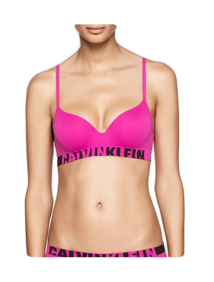 Podprsenka Seamless QF1631E-1KI fuchsiová - Calvin Klein