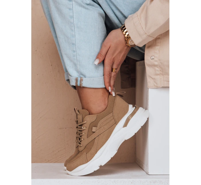 Dámské tenisky na platformě SPORTLITE khaki FashionStreet ZY0585