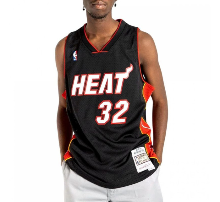 Mitchell & Ness NBA Swingman Miami Heat Shaquille O`Neal M Jersey SMJYAC18017-MHEBLCK05SON Pánské tričko