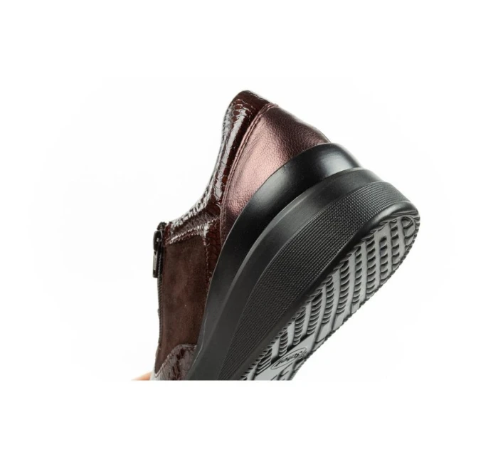 Scholl Emma Laces dámské sportovní kožené hnědé dámské platformy Scholl Emma Laces dámské sportovní kožené hnědé dámské platformy