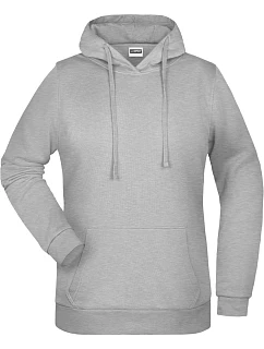 Daiber JN 795 Dámská mikina s kapucí 02.0795 grey heather