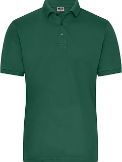 JN Pánské pracovní elastické bio polo Solid 02. dark green model 22531966 - Daiber