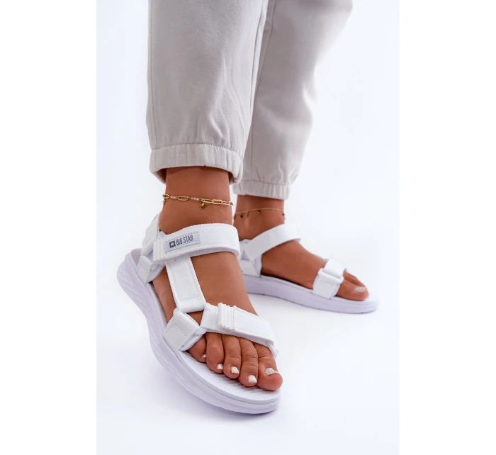 Dámské Sandály Big Star bílé FF274A603 Dámské Sandály Big Star bílé FF274A603