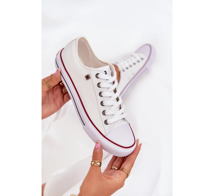 Dámské Nízké Tenisky Big Star DD274A232 Bílé Dámské Nízké Tenisky Big Star DD274A232 Bílé