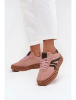 Sametové dámské tenisky na platformě Růžové Skye Sametové dámské tenisky na platformě Růžové Skye