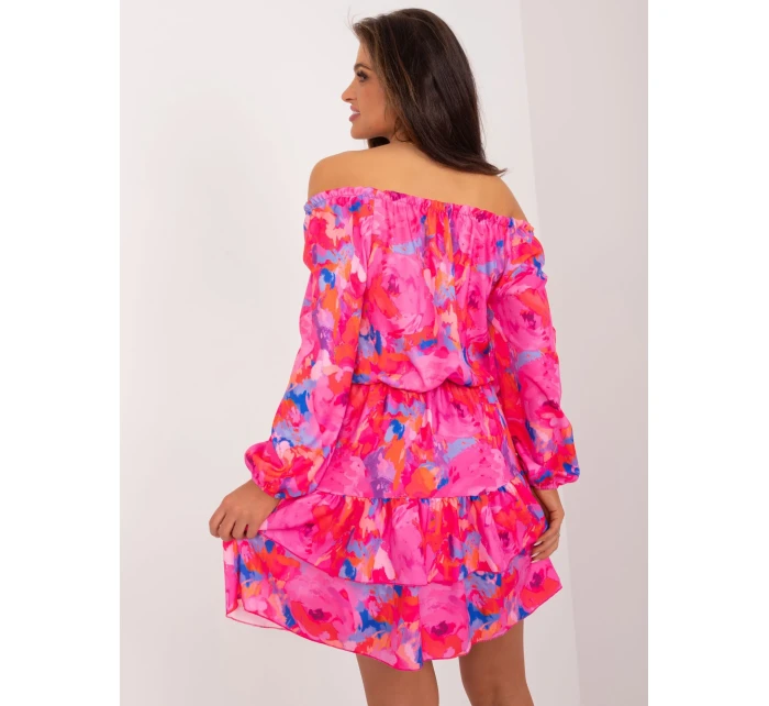 WN SK 8282 šaty.32 tmavě růžová