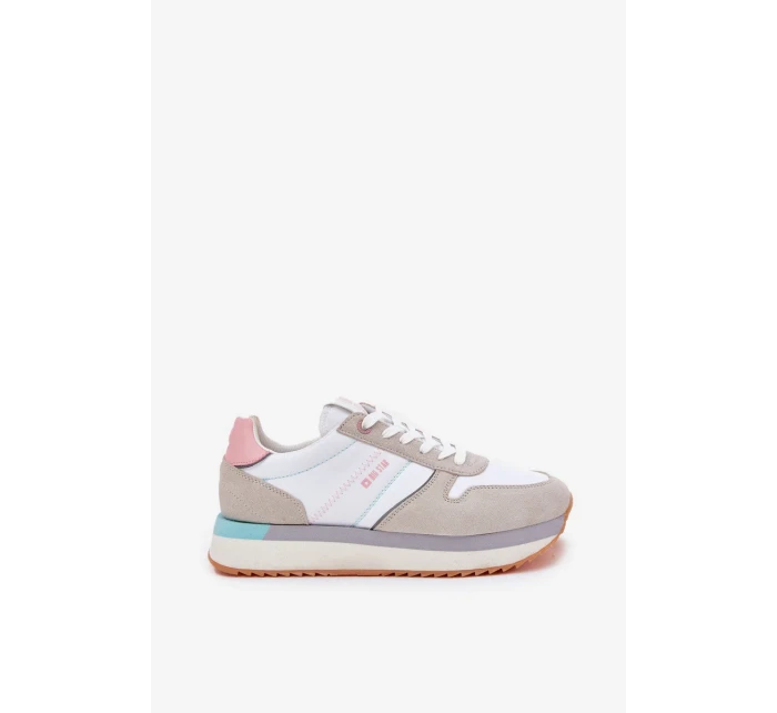 Dámské semišové tenisky Big Star HI-POLY SYSTEM – béžovo-bílé Dámské semišové tenisky Big Star HI-POLY SYSTEM – béžovo-bílé