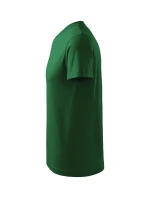 V-neck tričko unisex lahvově zelená V-neck tričko unisex lahvově zelená