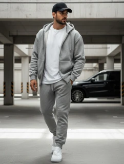 FashionStreet šedé pánské tepláky UX2623