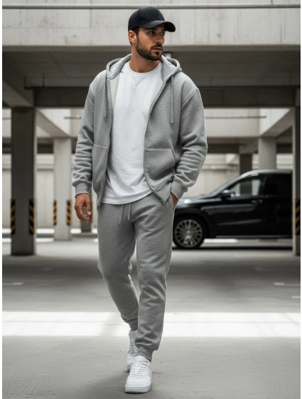 FashionStreet šedé pánské tepláky UX2623