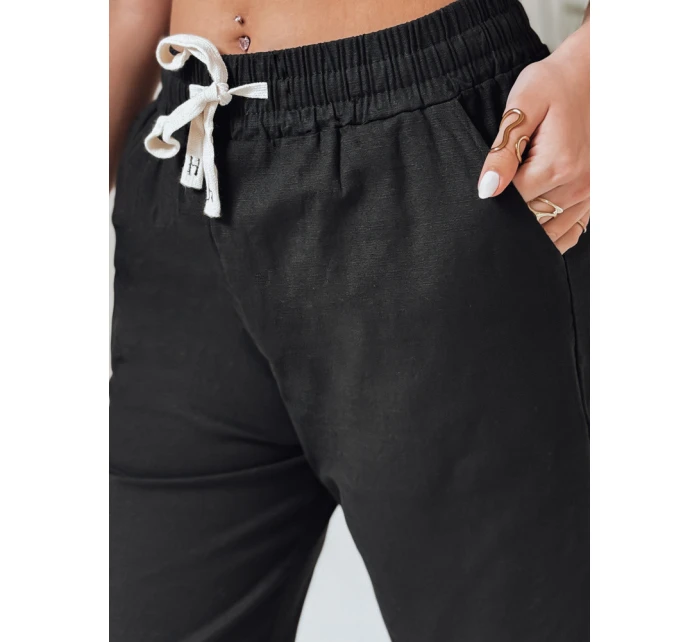 Dámské ležérní kalhoty s širokými nohavicemi BOHO DAY black FashionStreet UY2647