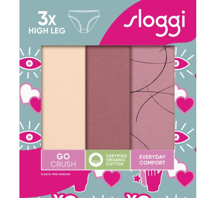 sloggi GO Crush High leg C3P - UNKNOWN - SLOGGI UNKNOWN - SLOGGI