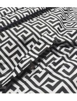 Tmavě modrá oboustranná vesta s kapucí model 18141007 - J.STYLE Tmavě modrá oboustranná vesta s kapucí model 18141007 - J.STYLE