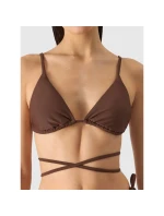 Dámský horní díl plavek 4F 4FWSS24UBKTF041-81S Hnědý Dámský horní díl plavek 4F 4FWSS24UBKTF041-81S Hnědý