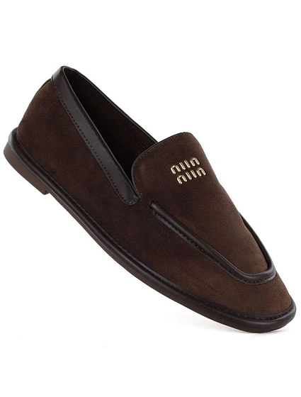 Dámské semišové boty brown model 22097226 - VINCEZA Dámské semišové boty brown model 22097226 - VINCEZA