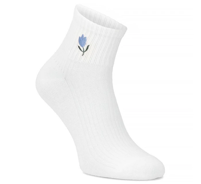 Dámské vysoké krémové bambusové ponožky Filippo SD-AN06 Dámské vysoké krémové bambusové ponožky Filippo SD-AN06