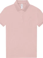 B&C My Polo 210 /women Dámské piqué polo z těžké bavlny 01.W463 blush pink