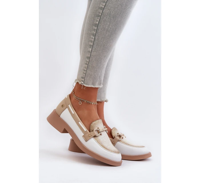 Dámské kožené mokasíny model 21655150 - Maciejka