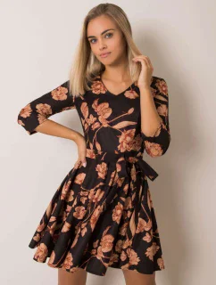 Šaty LK SK černá a béžová model 14832975 - FPrice