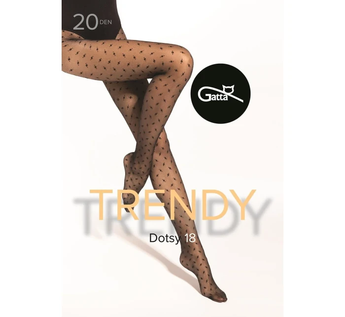 Punčocháče Gatta Trendy Dotsy wz.18 20 den 2-4