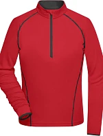 Daiber JN 497 Dámské funkční tričko s dlouhým rukávem 02.0497 red/black