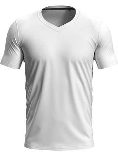Stedman Stretch-T V-neck Pánské tričko s výstřihem do V 05.9610 white