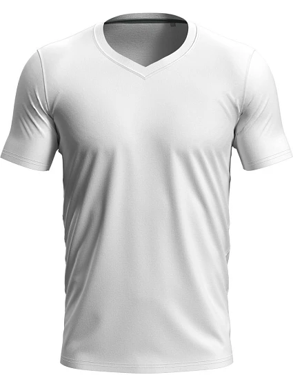 Stedman Stretch-T V-neck Pánské tričko s výstřihem do V 05.9610 white
