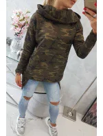 Mikina s dlouhými zády model 18745101 - K-Fashion