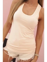 Dámská bavlněná na ramínkách meruňková model 22014341 - K-Fashion