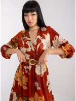 Šaty LC SK 22K 3039.51P tmavě oranžová