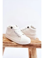 Dětské klasické vysoké tenisky Big Star LL374002 Bílá