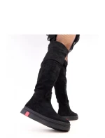 Dámské vysoké kozačky Černá model 21774591 - Inello