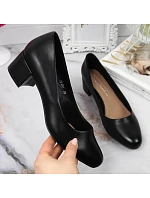 Dámské lodičky na klínku SK354A černé - Sergio Leone